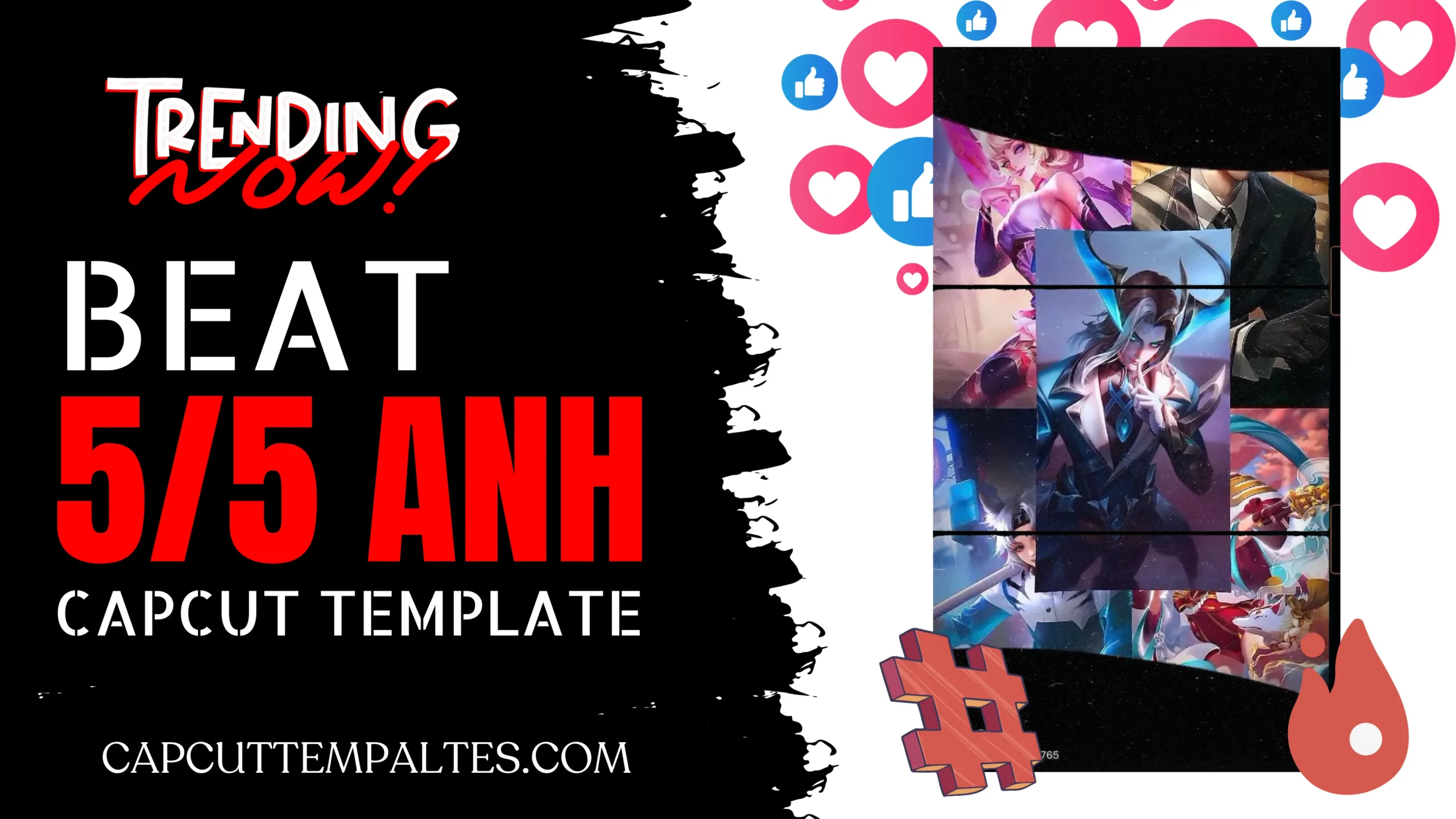 Beat 5/5 ANH Capcut Template