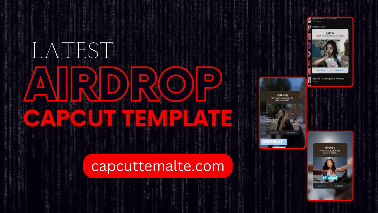 Airdrop CapCut Template