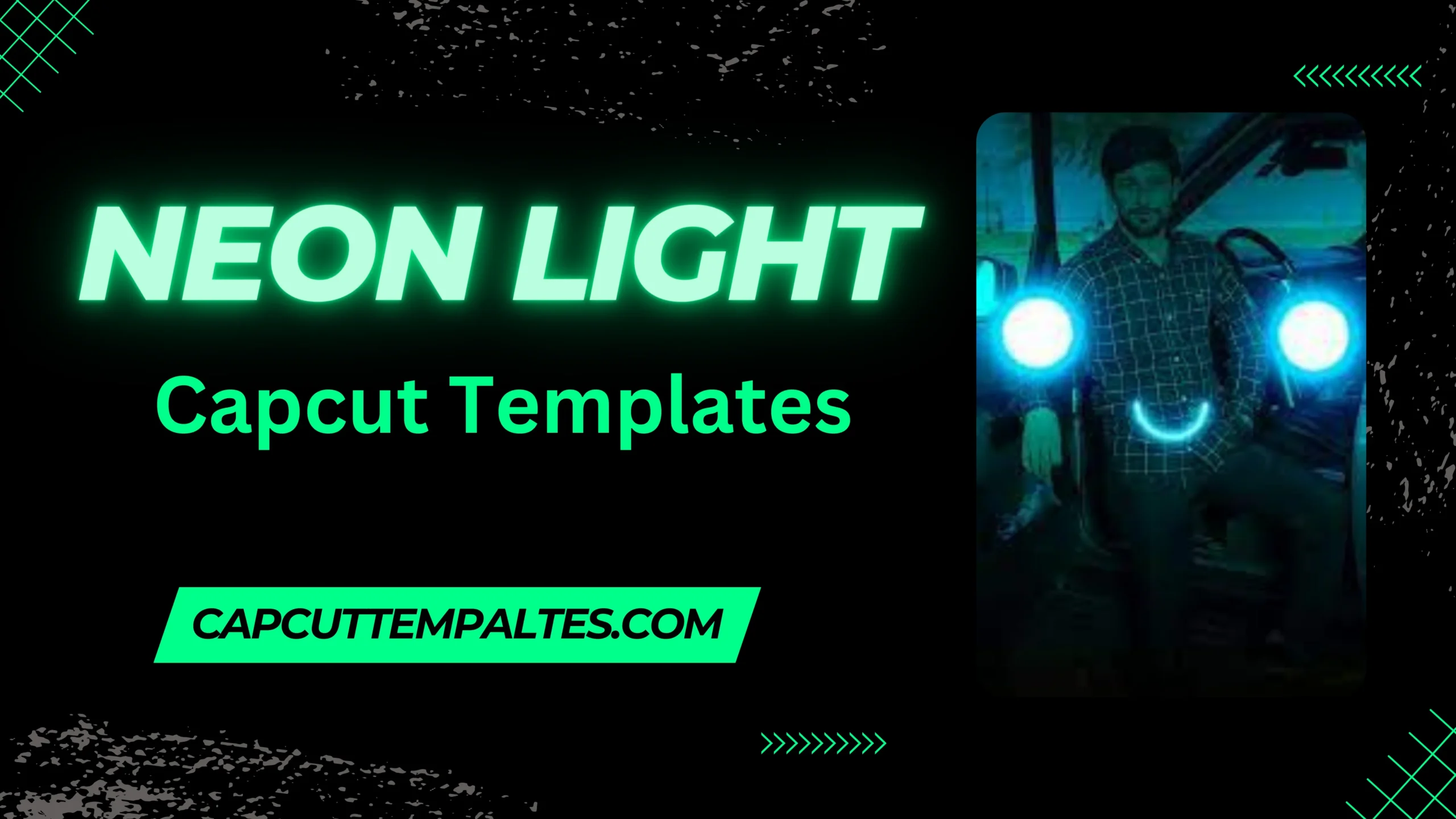 Neon Light Capcut Template